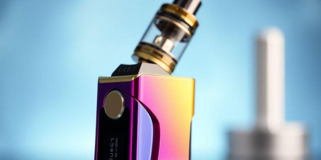 Close-up of the stylish Lost Mary BM6000 vape device.